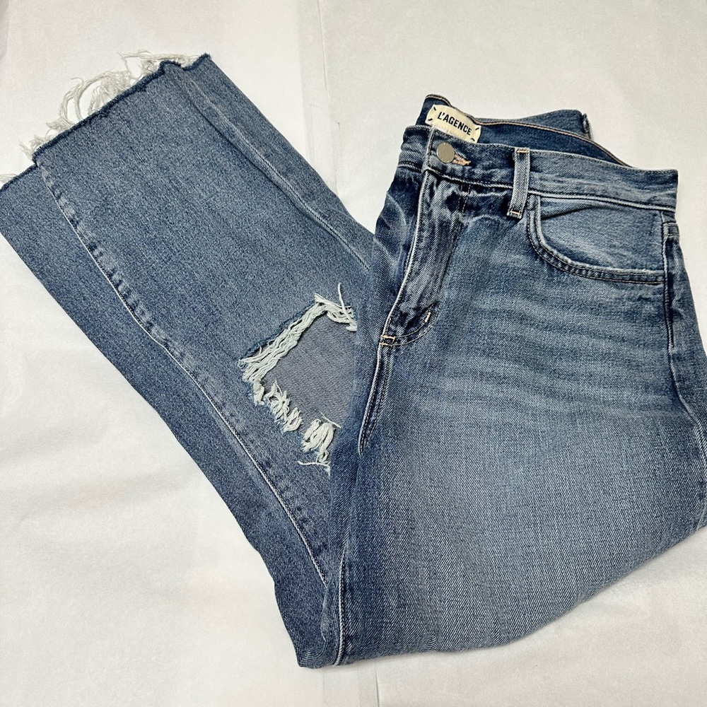 L'Agence
Adele High-Rise Straight Leg Jeans🧲